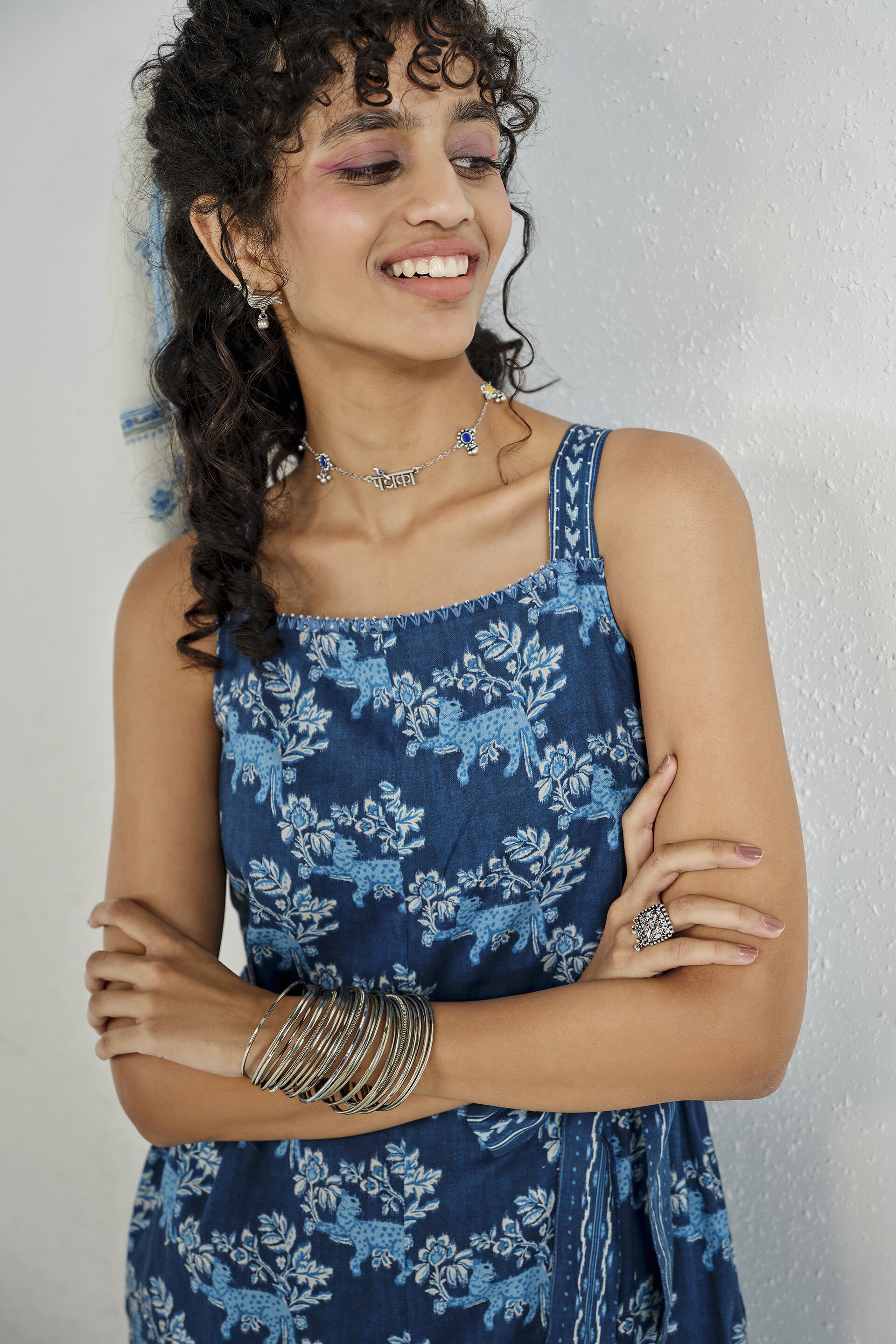 Yana Indigo Jumpsuit, Indigo, image 4